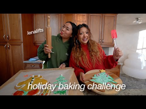 Mystery Christmas Baking Challenge w/ LenaLifts