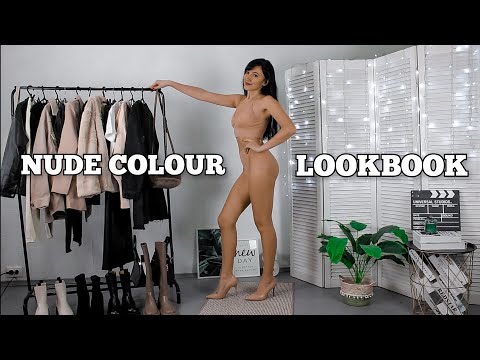 Neutral OUTFITS LOOKBOOK | Try on haul 2023 | Tights Outfit Ideas | How to style all Neutral Outfits
