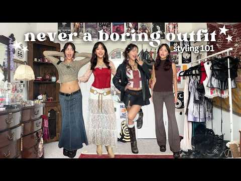 NEVER HAVE A BORING OUTFIT! dressing for your body type, accessorizing, & style inspo