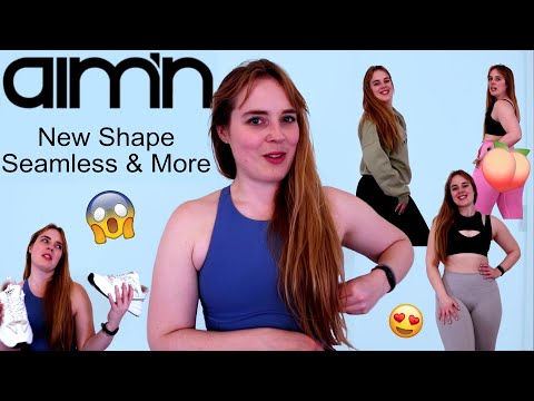 New Aim'n Shape Seamless, Sneakers & More! | First Booty Scrunch | Try On & Review