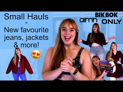 New Favourite Curvy Jeans, Jackets & More! | Small Hauls Ft. Aim'n, BikBok & Only | Try On & Review