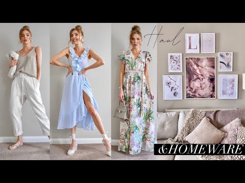 NEW IN H&M HAUL & TRY ON + HOMEWARE UPDATE // July 2020