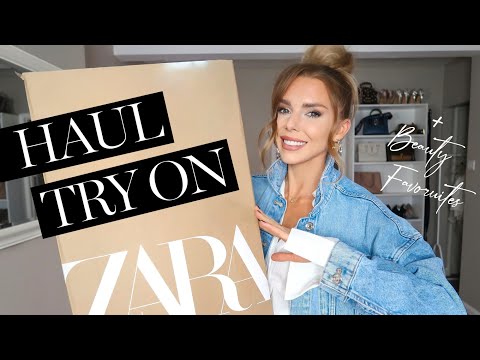 NEW IN ZARA HAUL & TRY ON + Beauty Favourites