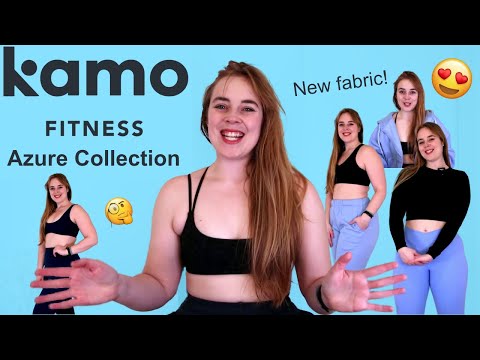 New Kamo Fitness Azure Collection | Try On & Review | New Fabric & Favourites?!