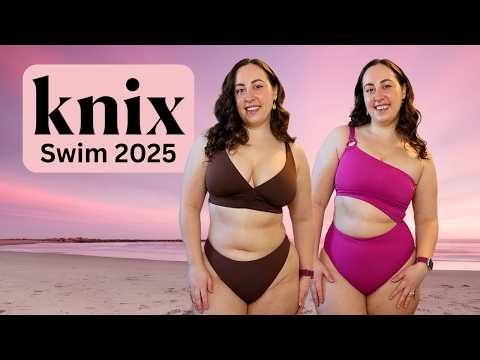 NEW Knix Swim Try On Haul 2025 | New Bikini and One Piece Styles!