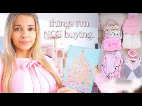 not buying new christmas decor but diy-ing it myself. VLOGMAS DAY 2