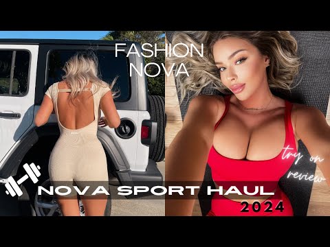 NOVA SPORT ACTIVEWEAR HAUL ft. Fashion Nova | try on + review🔥⌛️