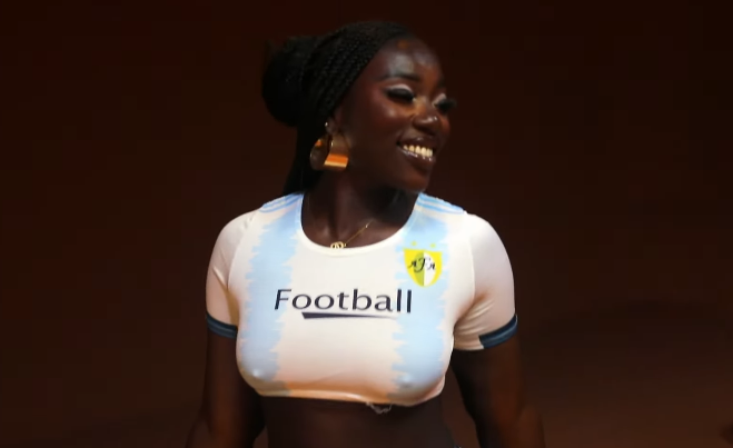 Fashion Star Models Her Gumdrops