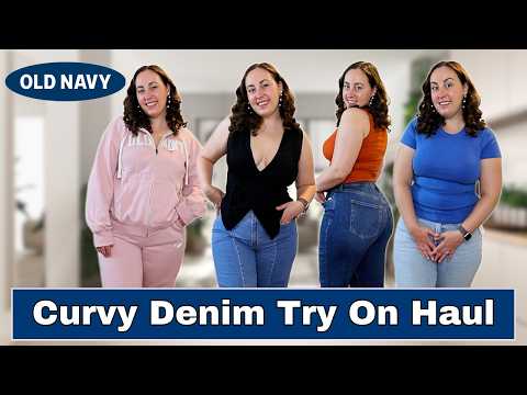 Old Navy Curvy Jeans Try On Haul | Size 10 Petite Denim