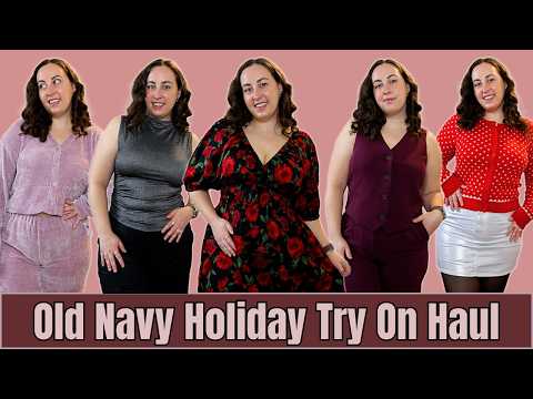 Old Navy Holiday Outfit Try On Haul + Linjer Jewelry Review