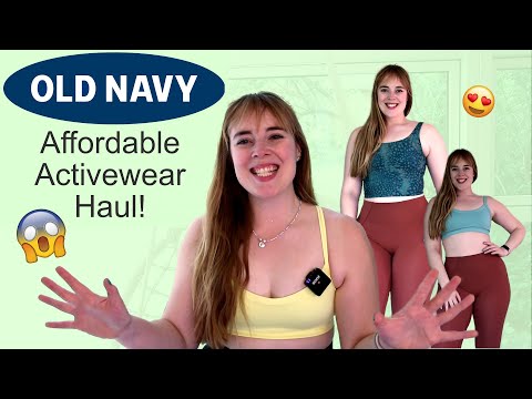 Old Navy Try On Haul | Cheap But Good?! | Affordable Activewear Review