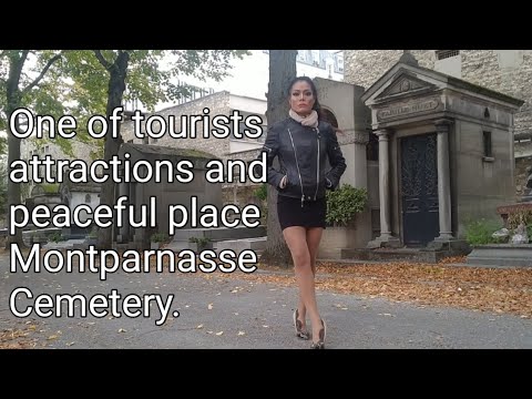 One of tourists attractions and peaceful place Montparnasse Cemetery.