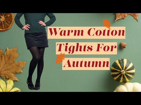 Organic Cotton Eco Tights | Cosy Autumnal Tights | Charnos & Golden Lady Try On & Review
