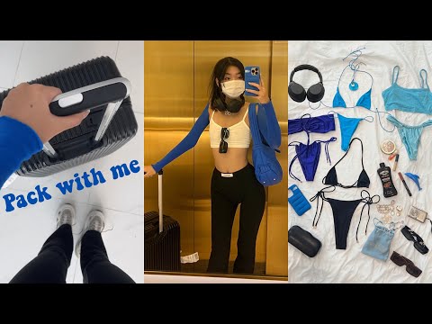 Pack with me for beach vacation ✨