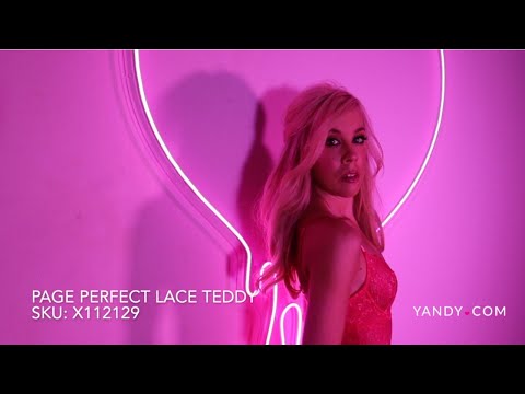 PAGE PERFECT LACE TEDDY | YANDY.COM
