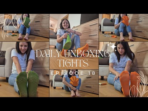 Pantyhose Dreams Unboxed Episode 18 – Jeans and 4 Pairs of Nylons Ankse Socks in different colors