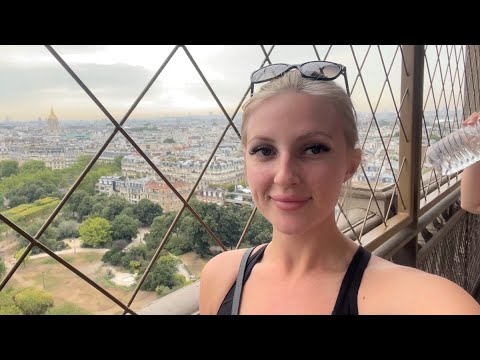 Paris Climb The Eiffel Tower With Catie Check Amazing Views City Walking To Metro Underground Part 6