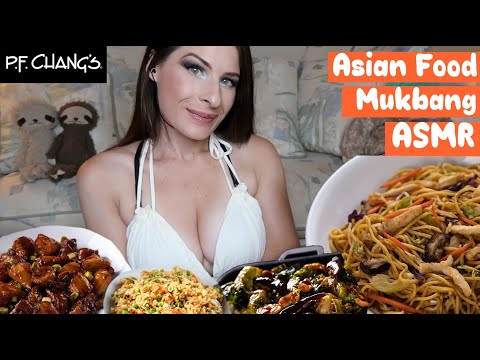 PF Chang's Noodle Mukbang ASMR Cheat Meal 🍜😋