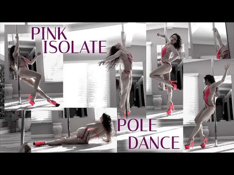 Pink Isolate Pole Dance 💖💖💖