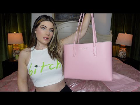 Pink Kate Spade Tote Unboxing 👜🎀 Such a Cute Bag!
