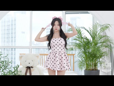 Pink Polka-Dot Dress Dance, Habin, Pocket Girls, 하빈, 포켓걸스