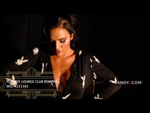 PLAYBOY LOUNGE CLUB ROMPER | YANDY.COM