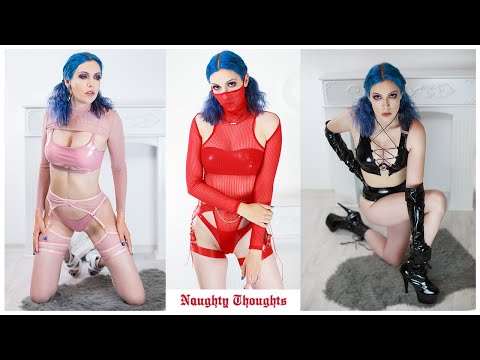 Poledance- or Clubwear? PVC & Mesh Looks by Naughty Thoughts 🍬