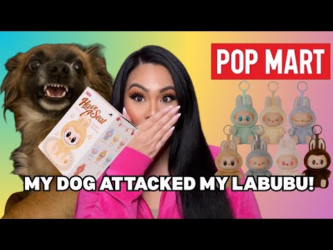 POP MART Labubu Unboxing 💥 My Dog ATTACKED It?! + Juicy Couture Doll Outfit!
