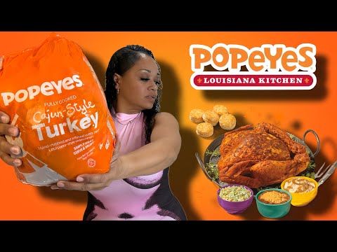 POPEYES Cajun Turkey | The Day Before Thanksgiving