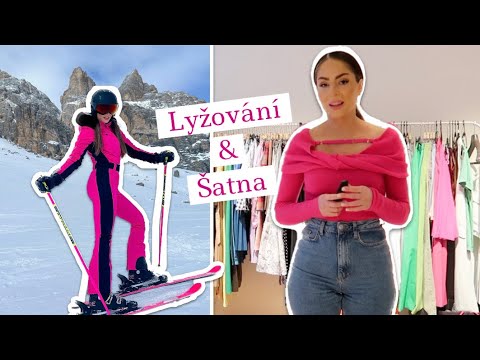 Provizorní šatna, lyžování v italských Dolomitech | Týnuš Třešničková