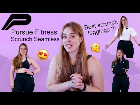 Pursue Fitness Scrunch Seamless Try On | Best Booty Scrunch Leggings?!