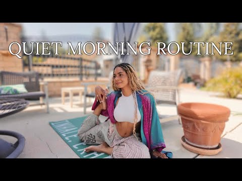 Quiet Morning Routine | Cleaning, Chickens, & Yoga.