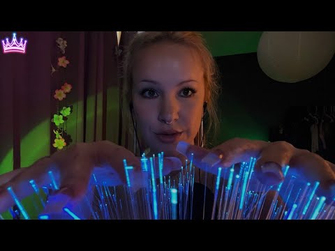 Rainforest thunderstorm: grass lights, bugs, wooden frog ⛈️🐸 | Roleplay ASMR