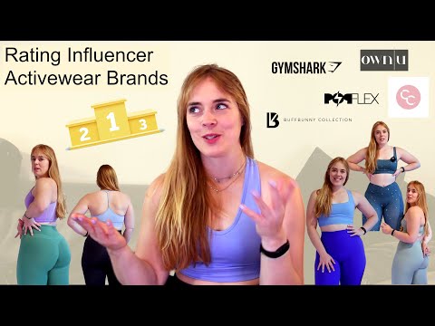 Rating and Ranking Fitness Influencer Activewear Brands | Who Makes The Best Activewear?!