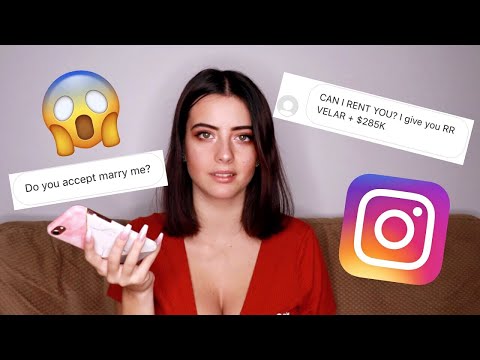 Reacting to my WEIRD DMs