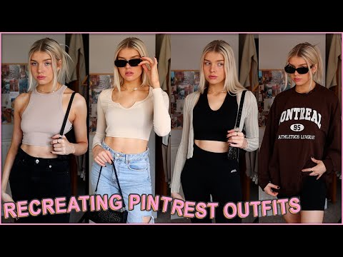 RECREATING PINTREST OUTFITS!