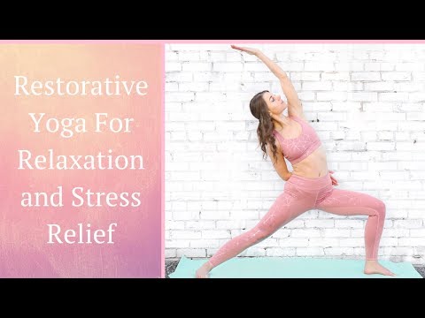 RESTORATIVE YOGA FOR RELAXATION AND STRESS RELIEF-25 Min. Practice