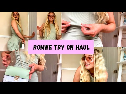 ROMWE TRY ON HAUL + HONEST REVIEW: my first time trying!