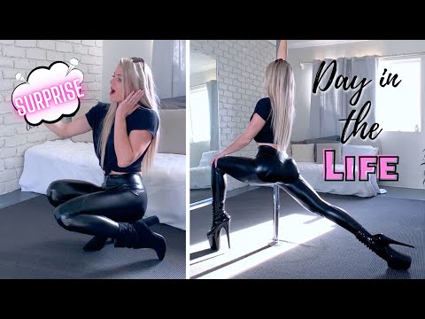 Sandra Flow: A Day In The Life Of A DANCER! Work, Surprise Unboxing, Beach, Workout, Life Update