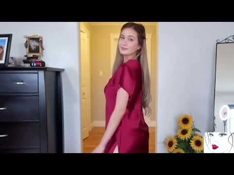 Satin Silk Cute Nightwears| Hot Try on Haul |Beautiful Girl | Try on Haul 2023