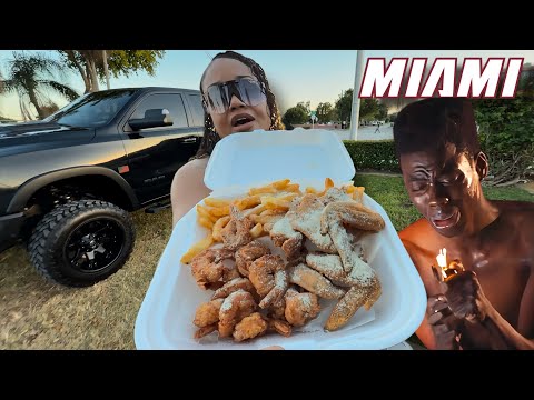 Seasoned With CRACK Powder Miami Hood Fried Chicken