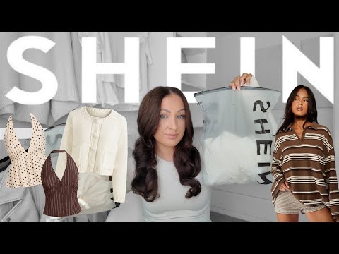 SHEIN AUTUMN TRY ON HAUL 2025 🍂 *new in* knitwear, striped tops, polka dots & accessories
