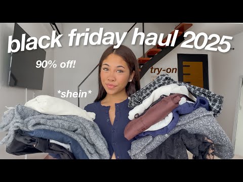 SHEIN BLACK FRIDAY TRY ON HAUL 2025
