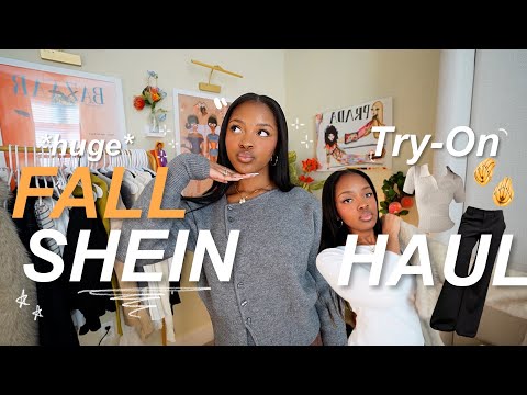 Shein Fall Try-On Haul 🍂 | Cozy Fits, Basics & Autumn Must-Haves