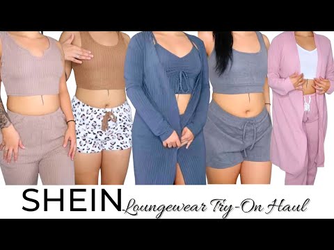 SHEIN LOUNGEWEAR TRY ON HAUL | VLOGTOBER DAY 7