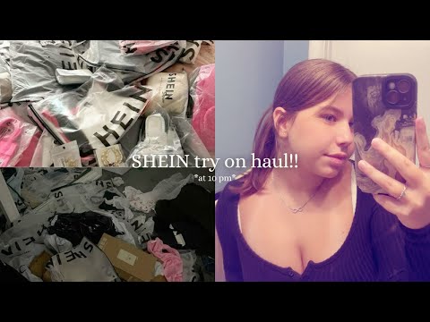 SHEIN try on haul!! *at 10 pm*