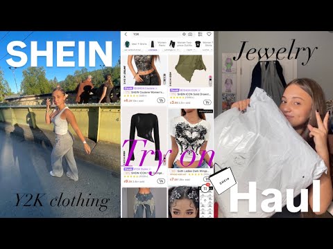 SHEIN TRY-ON HAUL | Y2K Clothing and jewelry |
