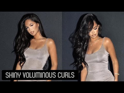 SHINY VOLUMINOUS CURLS HAIR TUTORIAL – eemmahallberg