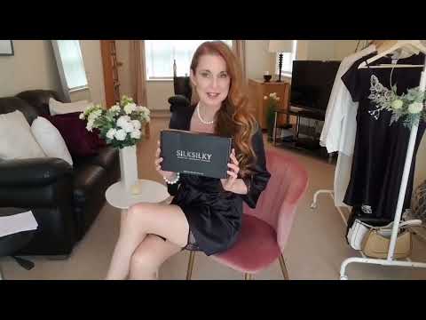 Silk Dreams: Trying on Exquisite Nightgowns | SILKSILKY