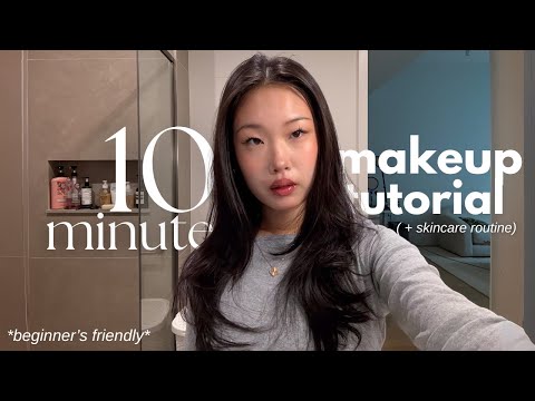 simple everyday makeup tutorial 🫧 (step by step + skincare routine)